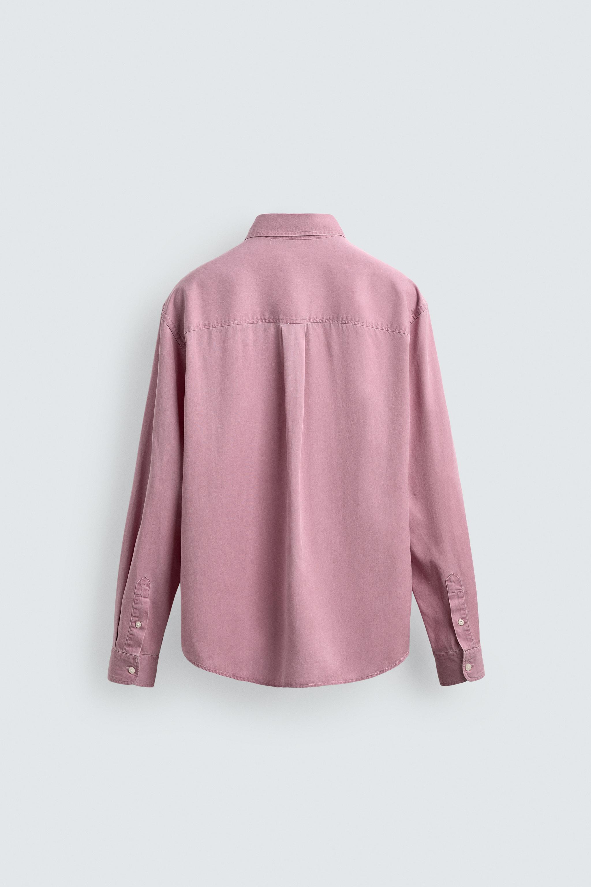 REGULAR FIT LYOCELL-COTTON SHIRT